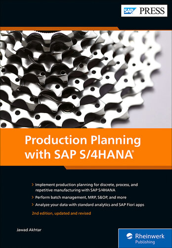 Production Planning with SAP S/4HANA (2nd Edition) - Epub + Converted Pdf